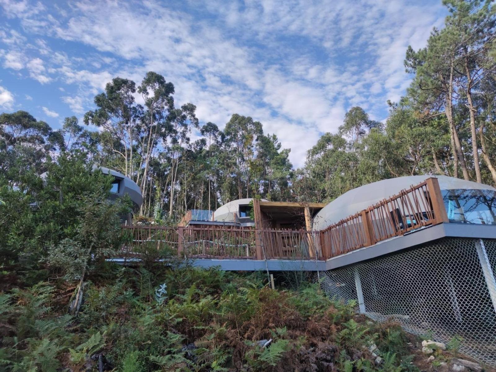 Glamping Do Mar Hotel Baiona Exterior foto